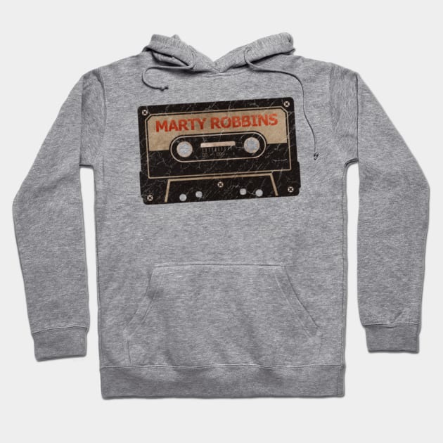 Marty Robbins Cassette Tape Vintage Hoodie by ryno80maniac